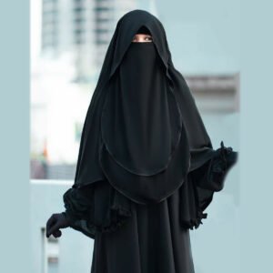 Hoodie Niqab Butterfly Hooded Niqab For Full Body Cover Hijab